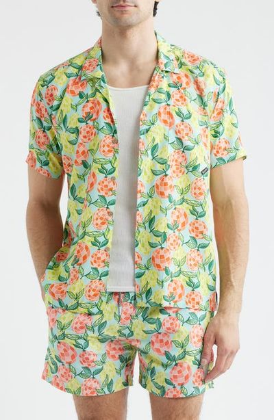 Boardies Boardies Citrus Disco Print Camp Shirt
