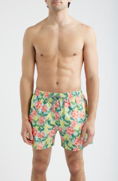 Boardies Boardies Citrus Disco Print Swim Trunks