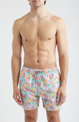 Boardies Boardies Club Tropicana Print Swim Trunks