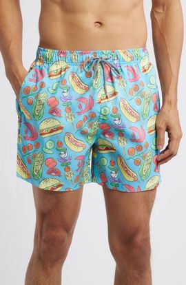 Boardies Boardies Grill Master Mid Length Swim Trunks