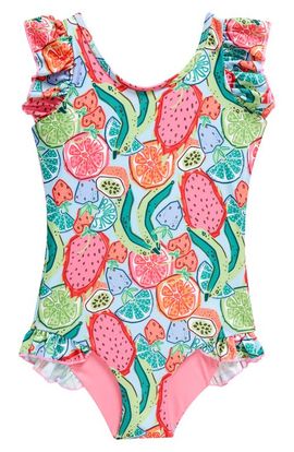 Boardies Boardies Kids' Ice Slice Ruffles One-Piece Swimsuit