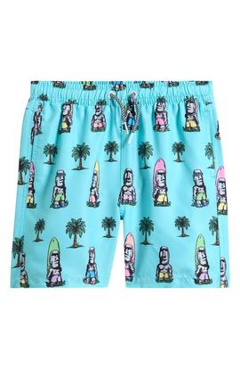Boardies Boardies Kids' Island Elders Print Swim Trunks