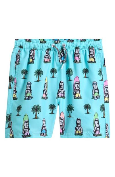 Boardies Boardies Kids' Island Elders Print Swim Trunks