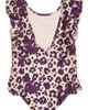 Boardies Boardies Kids' Ruffles Cheetah Print One-Piece Swimsuit - 2