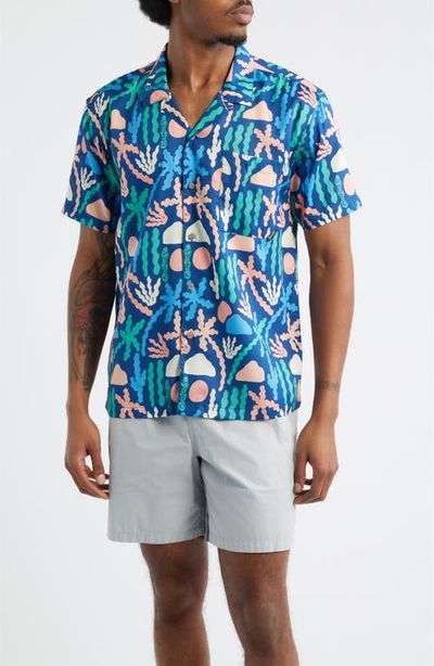 Boardies Boardies Print Short Sleeve Button-Up Camp Shirt