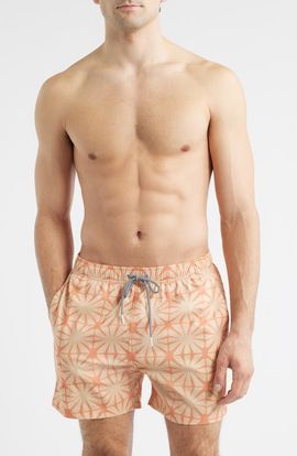 Boardies Boardies Tile Print Mid Length Swim Trunks