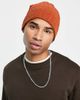 Boardmans Boardmans ribbed beanie hat in orange - 4