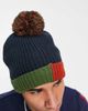 Boardmans Boardmans ribbed hem bobble beanie hat in multi - 3