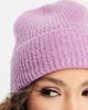 Boardmans Boardmans ribbed knit beanie in lilac-Purple - 4