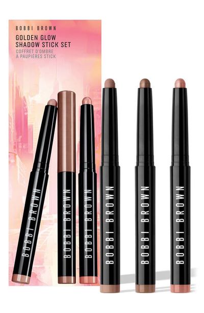 Bobbi Brown Bobbi Brown Golden Glow Waterproof Cream Eyeshadow Stick Set $102 Value