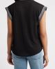 Bobeau Bobeau Caty Embroidered Sleeve Knit Top - 2