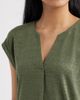 Bobeau Bobeau Caty Pleat Front Knit Top - 4