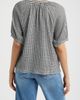 Bobeau Bobeau Check Front Button Top - 2