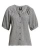 Bobeau Bobeau Check Front Button Top - 5
