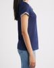 Bobeau Bobeau Crochet Trim T-Shirt - 3