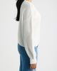 Bobeau Bobeau Embroidered Floral Sweater - 3