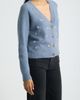 Bobeau Bobeau Embroidered Floral V-Neck Cardigan - 3