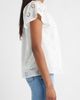 Bobeau Bobeau Eyelet Cotton Peasant Top - 3