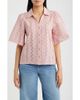 Bobeau Bobeau Eyelet Embroidered Button-Up Shirt - 1