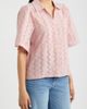 Bobeau Bobeau Eyelet Embroidered Button-Up Shirt - 3