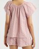 Bobeau Bobeau Eyelet Embroidered Peasant Top - 2