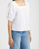 Bobeau Bobeau Lace Trim Top - 3