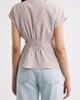 Bobeau Bobeau Pleat Stripe Button-Up Shirt - 2
