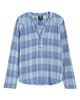 Bobeau Bobeau Roll Sleeve Plaid Top - 5