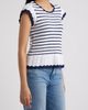 Bobeau Bobeau Tipped Tie Back Sweater - 3