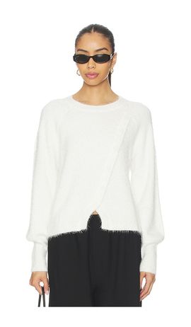 Bobi Bobi Diagonal Placket Sweater