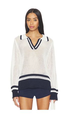 Bobi Bobi Polo Mix Stitch Sweater