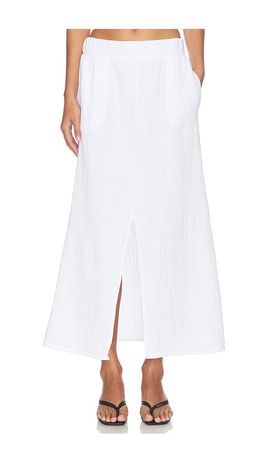 Bobi Bobi Split Front Maxi Skirt