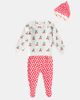 Bobo Choses Bobo Choses Baby Cherry sweatshirt, pants, and hat set - 2