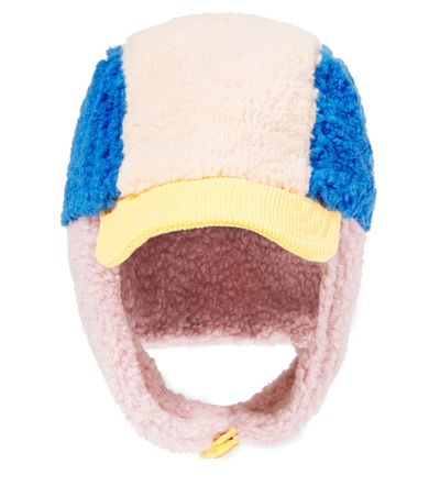 Bobo Choses Bobo Choses Baby colorblocked teddy hat
