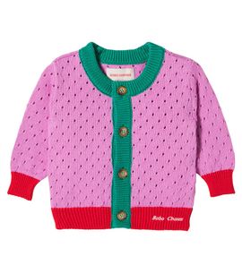 Bobo Choses Bobo Choses Baby open-knit cotton cardigan