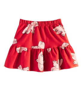 Bobo Choses Bobo Choses Freedom Bird tiered cotton-blend skirt