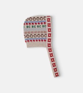 Bobo Choses Bobo Choses Intarsia wool hood