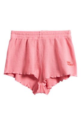 Bobo Choses Bobo Choses Lettuce Edge Organic Cotton Waffle Knit Shorts