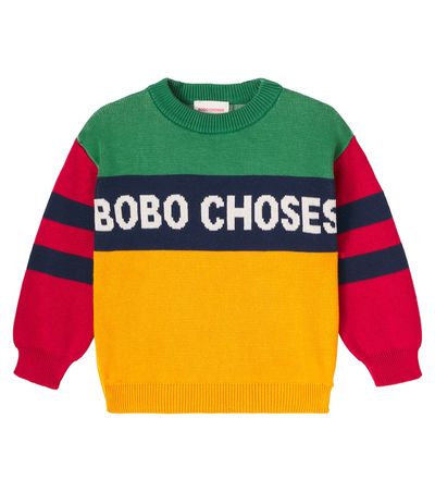 Bobo Choses Bobo Choses Logo colorblocked cotton sweater