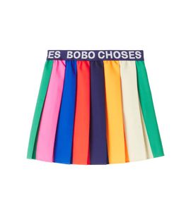 Bobo Choses Bobo Choses Logo pleated skirt