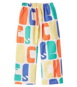 Bobo Choses Bobo Choses Logo printed cotton pants