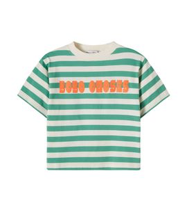 Bobo Choses Bobo Choses Logo striped cotton jersey T-shirt