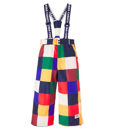 Bobo Choses Bobo Choses Multicolor Tiles ski salopettes