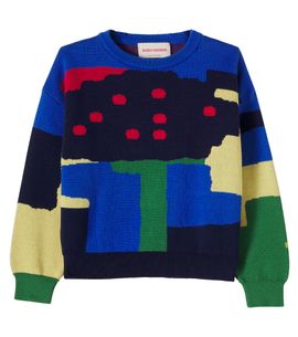 Bobo Choses Bobo Choses Paint Forest cotton jacquard sweater