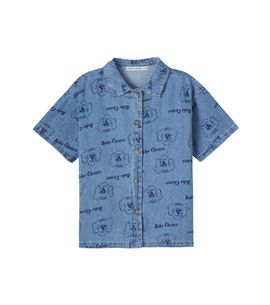 Bobo Choses Bobo Choses Pickle The Dog denim shirt