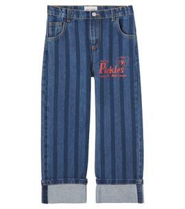 Bobo Choses Bobo Choses Pickles The Dog striped jeans