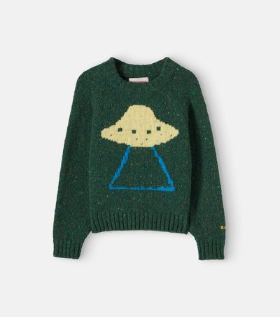 Bobo Choses Bobo Choses Pixel Abduction jacquard sweater