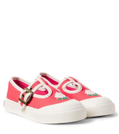 Bobo Choses Bobo Choses Pixel Daisy embroidered sneakers