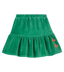 Bobo Choses Bobo Choses Printed tiered cotton terry skirt
