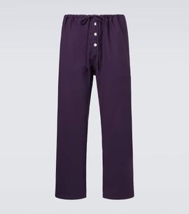 Bode Bode Astor wool wide-leg pants